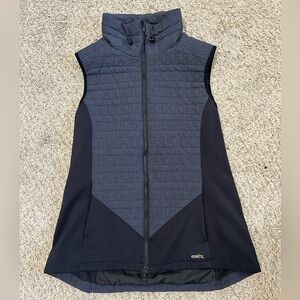 Kerrits Full Motion Quilted Riding Vest Equestrian Quilted Horseshoe Size XL